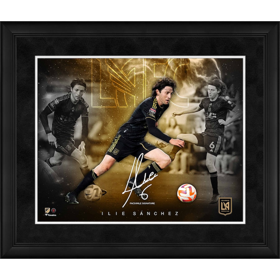Ilie Sanchez LAFC Framed 16'' x 20'' Stars of the Game Collage - Facsimile Signature