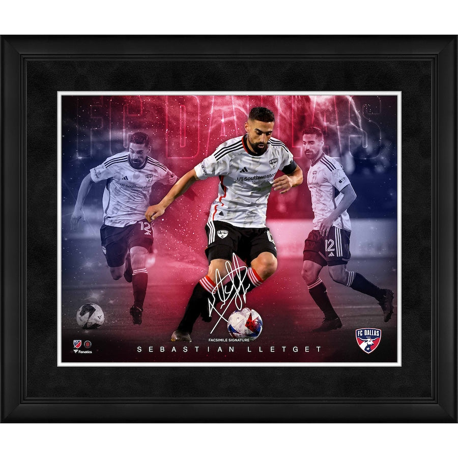 Sebastian Lletget FC Dallas Framed 16'' x 20'' Stars of the Game Collage - Facsimile Signature