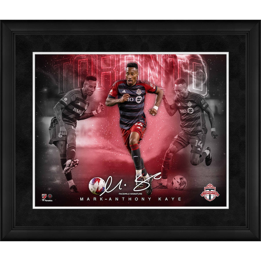 Mark-Anthony Kaye Toronto FC Framed 16'' x 20'' Stars of the Game Collage - Facsimile Signature