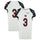 Texas Tech Red Raiders Team-Issued #3 White and Black Jersey from the 2013 NCAA Football Season