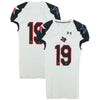 Texas Tech Red Raiders Team-Issued #19 White and Black Jersey from the 2013 NCAA Football Season