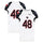 Texas Tech Red Raiders Team-Issued #48 White and Black Jersey from the 2013 NCAA Football Season