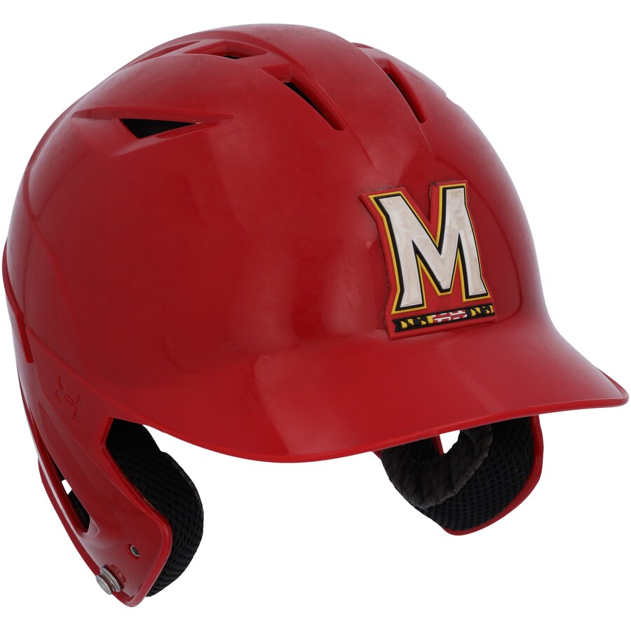 Maryland Terrapins Team-Issued Red Batting Helmet from the Baseball Program - WN55911105