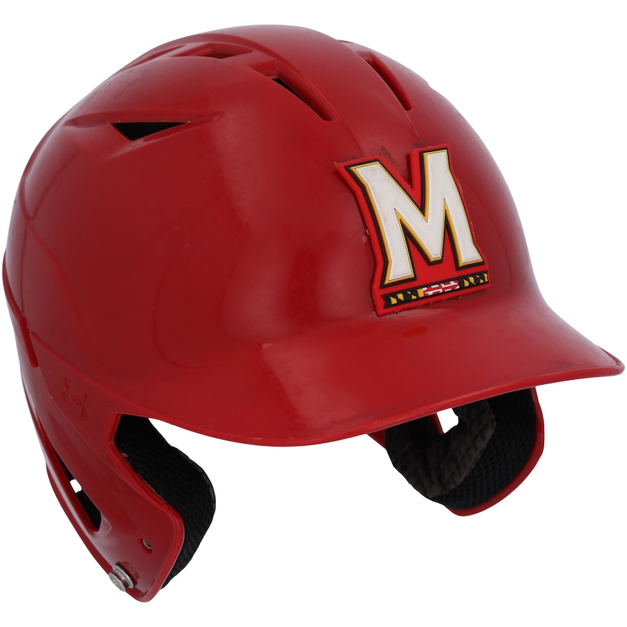 Maryland Terrapins Team-Issued Red Batting Helmet from the Baseball Program - WN55911107