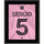 Sergio Busquets Inter Miami CF 10.5'' x 13'' #5 Heart Beat Jersey Sublimated Plaque