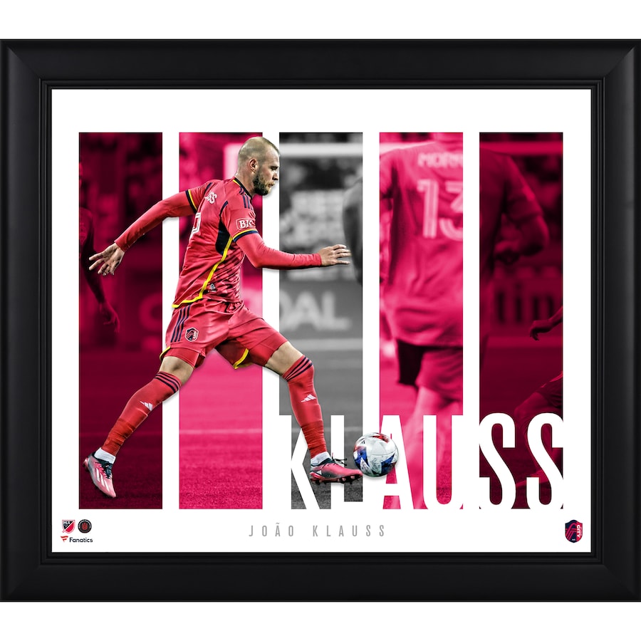 João Klauss St. Louis City SC Framed 15'' x 17'' Player Core Collage
