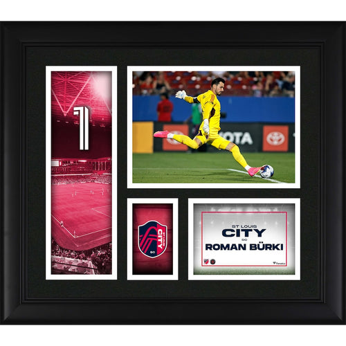 Roman Bürki St. Louis City SC Framed 15'' x 17'' Player Core Collage