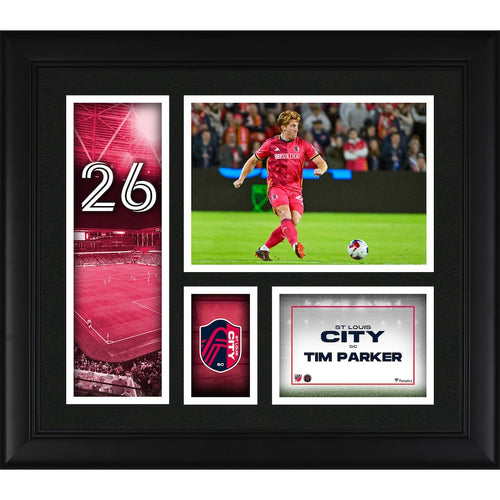 Tim Parker St. Louis City SC Framed 15'' x 17'' Player Core Collage