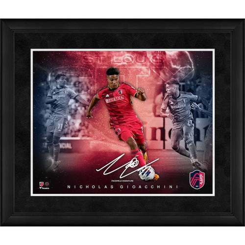 Nicholas Gioacchini St. Louis City SC Framed 16'' x 20'' Stars of the Game Collage - Facsimile Signature