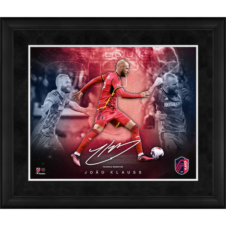 João Klauss St. Louis City SC Framed 16'' x 20'' Stars of the Game Collage - Facsimile Signature