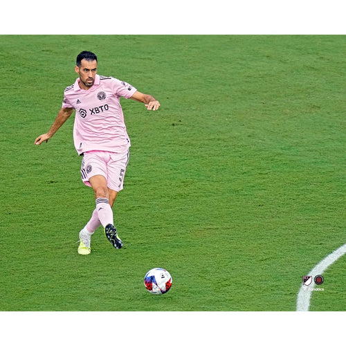 Sergio Busquets Inter Miami CF Unsigned First MLS Start and Assist Photograph