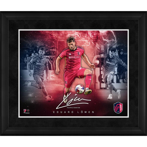 Eduard Löwen St. Louis City SC Facsimile Signature 16'' x 20'' Stars of the Game Collage