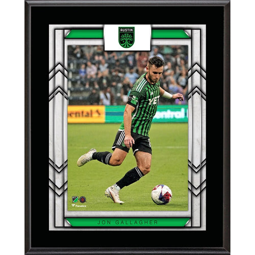 Jon Gallagher Austin FC 10.5'' x 13'' Sublimated Player Plaque