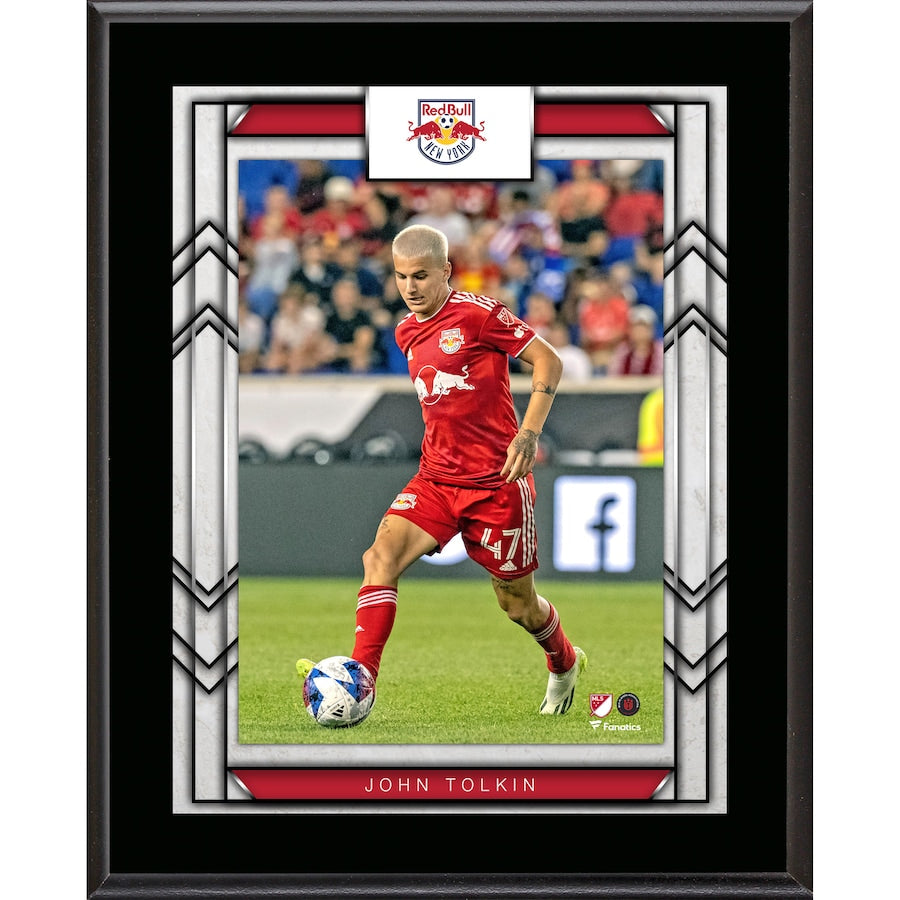 John Tolkin New York Red Bulls 10.5'' x 13'' Sublimated Player Plaque