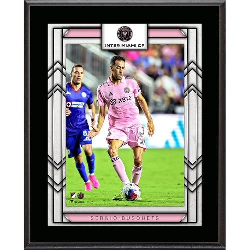 Sergio Busquets Inter Miami CF 10.5'' x 13'' Sublimated Player Plaque