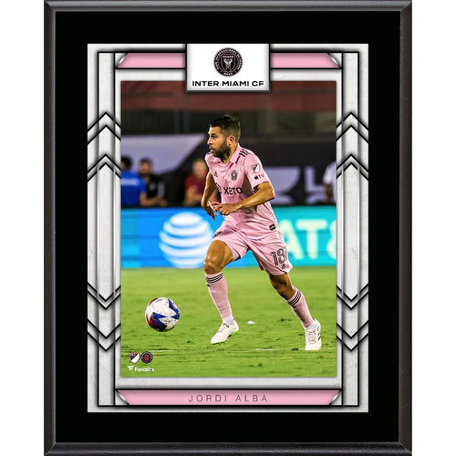 Jordi Alba Ramos Inter Miami CF 10.5'' x 13'' Sublimated Player Plaque