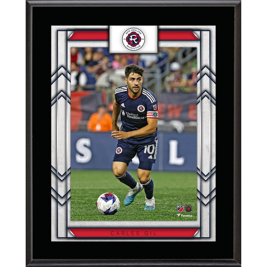 Carles Gil New England Revolution 10.5'' x 13'' Sublimated Player Plaque