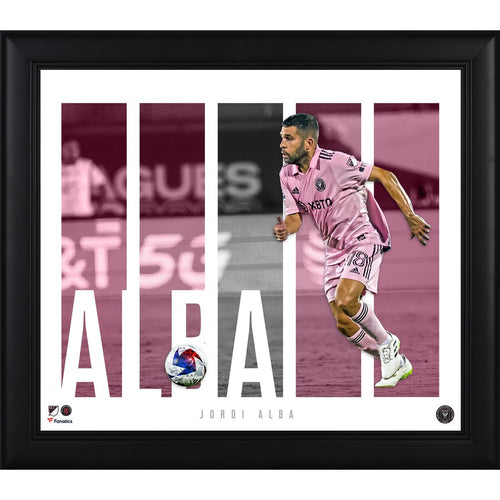 Jordi Alba Ramos Inter Miami CF Framed 15'' x 17'' Player Panel Collage