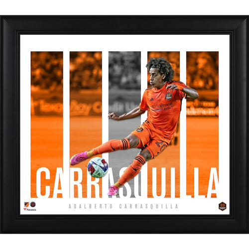 Adalberto Carrasquilla Houston Dynamo FC Framed 15'' x 17'' Player Panel Collage