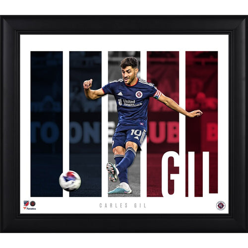 Carles Gil New England Revolution Framed 15'' x 17'' Player Panel Collage