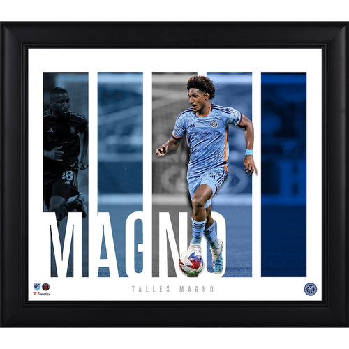 Talles Magno New York City FC Framed 15'' x 17'' Player Core Collage