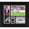 Sergio Busquets Inter Miami CF Framed 15'' x 17'' Player Core Collage