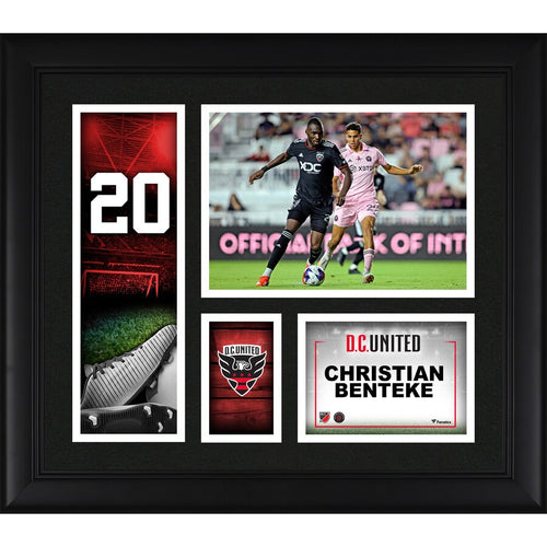 Christian Benteke D.C. United Framed 15'' x 17'' Player Core Collage