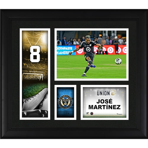 Jose Martinez Philadelphia Union Framed 15'' x 17'' Player Core Collage