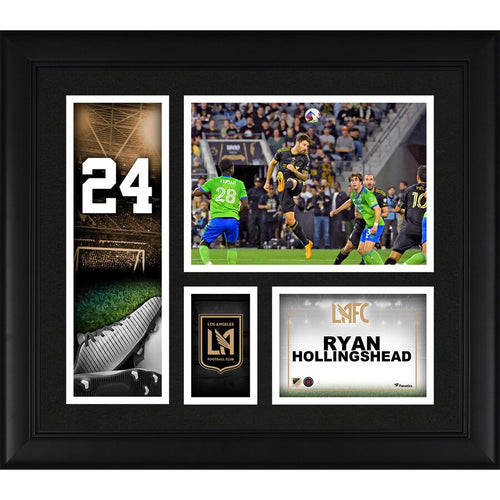 Ryan Hollingshead LAFC Framed 15'' x 17'' Player Core Collage