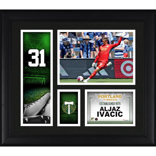 Aljaz Ivacic Portland Timbers Framed 15'' x 17'' Player Core Collage