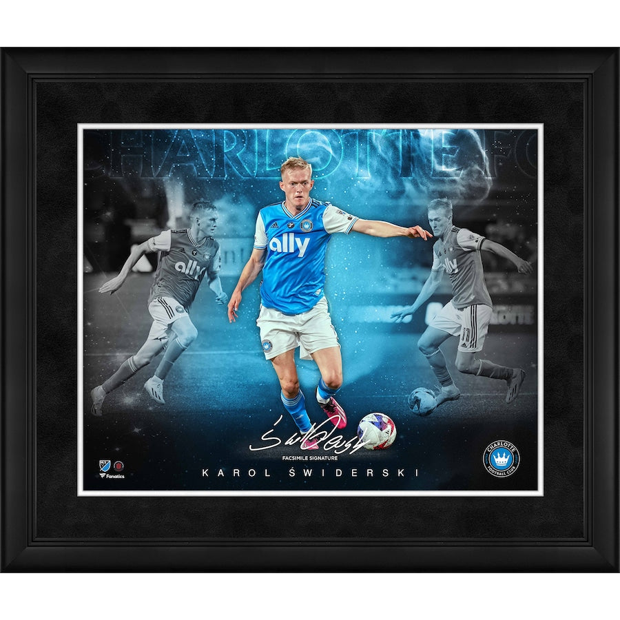 Karol Swiderski Charlotte FC Framed 16'' x 20'' Stars of the Game Collage