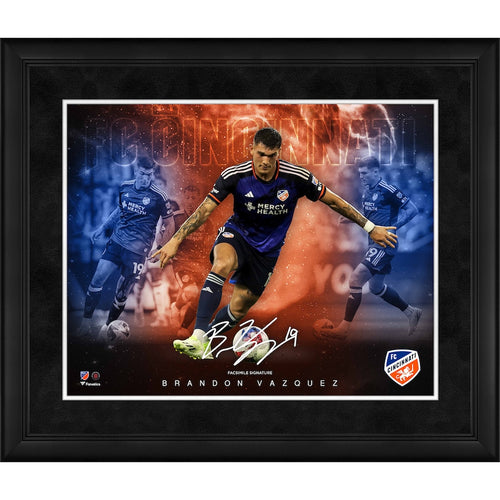 Brandon Vazquez FC Cincinnati Framed 16'' x 20'' Stars of the Game Collage