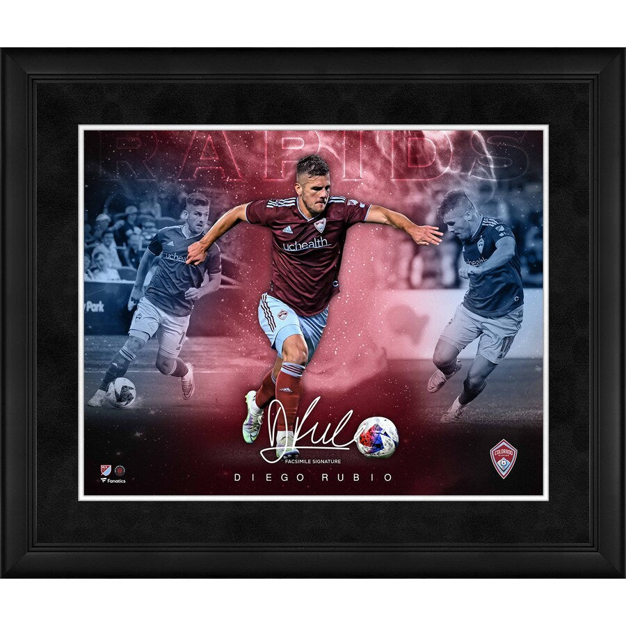 Diego Rubio Colorado Rapids Framed 16'' x 20'' Stars of the Game Collage