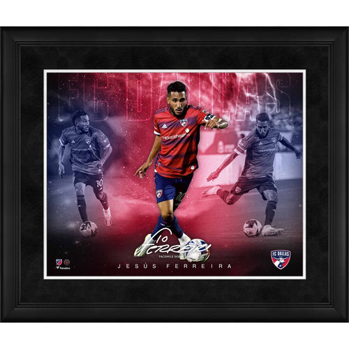 Jesus Ferreira FC Dallas Framed 16'' x 20'' Stars of the Game Collage