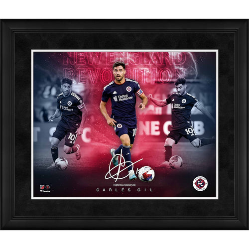 Carles Gil New England Revolution Framed 16'' x 20'' Stars of the Game Collage