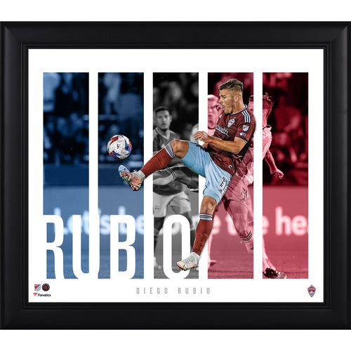 Diego Rubio Colorado Rapids Framed 15'' x 17'' Player Panel Collage