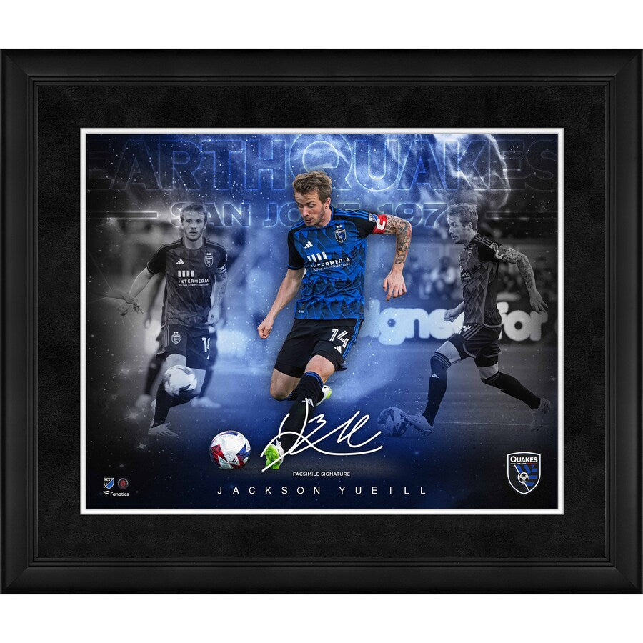 Jackson Yueill San Jose Earthquakes Framed 16'' x 20'' Stars of the Game Collage