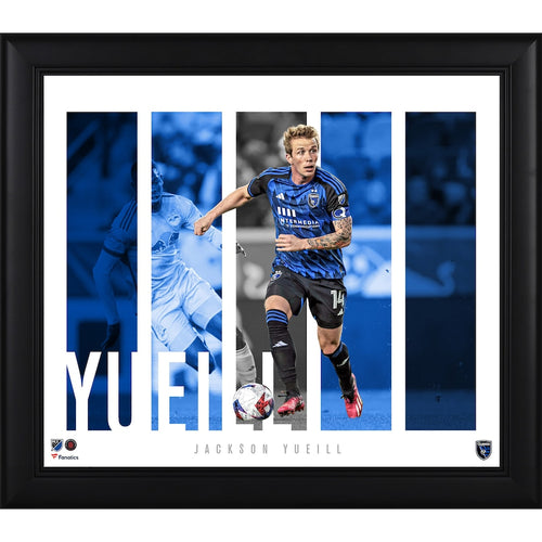 Jackson Yueill San Jose Earthquakes Framed 15'' x 17'' Player Core Collage