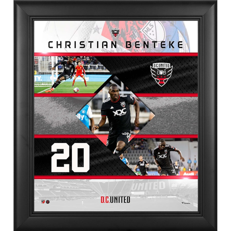 Christian Benteke D.C. United Framed 15'' x 17'' Stitched Stars Collage
