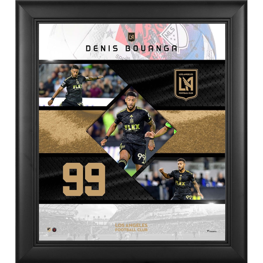 Denis Bouanga LAFC Framed 15'' x 17'' Stitched Stars Collage