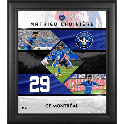 Mathieu Choinière CF Montreal Framed 15'' x 17'' Stitched Stars Collage