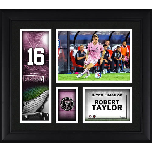Robert Taylor Inter Miami CF Framed 15'' x 17'' Player Core Collage