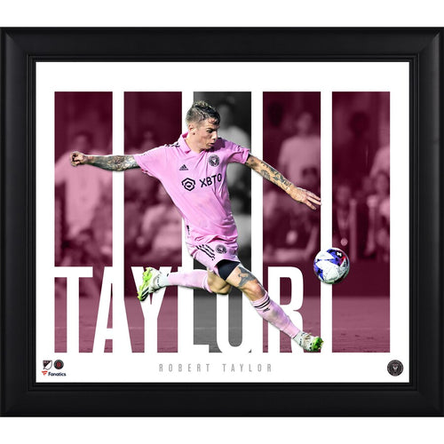 Robert Taylor Inter Miami CF Framed 15'' x 17'' Player Core Collage