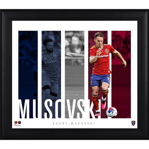 Danny Musovski Real Salt Lake Framed 15'' x 17'' Player Core Collage