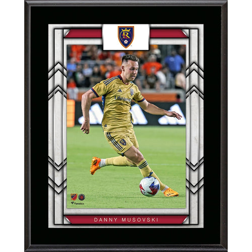 Danny Musovski Real Salt Lake 10.5'' x 13'' Sublimated Player Plaque