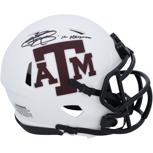 Johnny Manziel Texas A&M Aggies Autographed Riddell Lunar Eclipse Speed Mini Helmet with '''12 Heisman'' Inscription