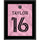 Robert Taylor Inter Miami CF 10.5'' x 13'' Heart Beat Jersey Style Number 16 Sublimated Plaque