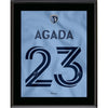 Sporting Kansas City 10.5'' x 13'' Hoops 4.0 Jersey Style Number 23 Sublimated Plaque