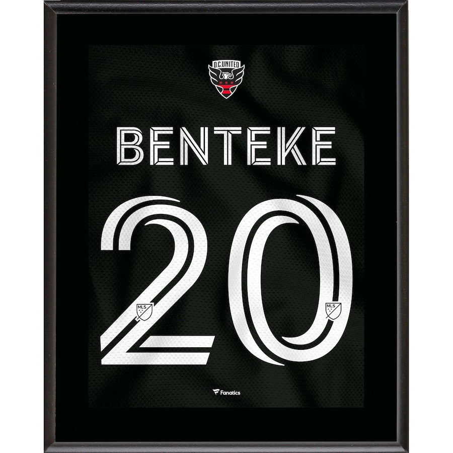 Christian Benteke D.C. United 10.5'' x 13'' Jersey Style Number 20 Sublimated Plaque