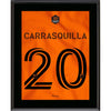 Adalberto Carrasquilla Houston Dynamo FC 10.5'' x 13'' El Sol Jersey Style Number 20 Sublimated Plaque
